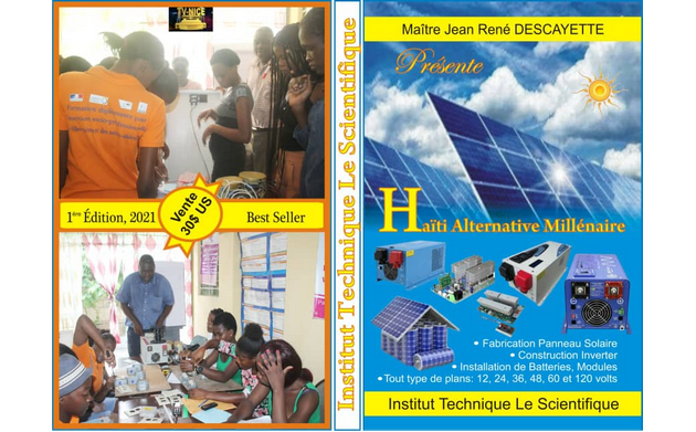 « Haïti Alternative Millénaire », le dernier livre de Jean René Descayette sur la fabrication des panneaux solaires